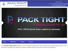 Tablet Screenshot of packtight.com